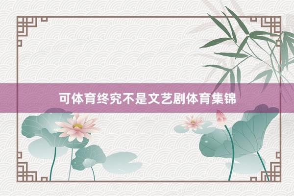 可体育终究不是文艺剧体育集锦