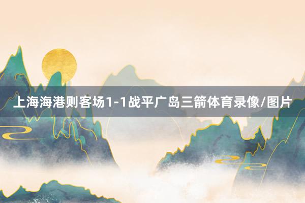 上海海港则客场1-1战平广岛三箭体育录像/图片