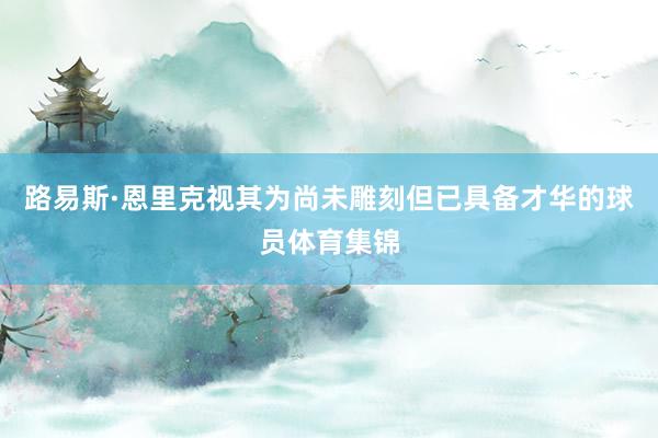 路易斯·恩里克视其为尚未雕刻但已具备才华的球员体育集锦