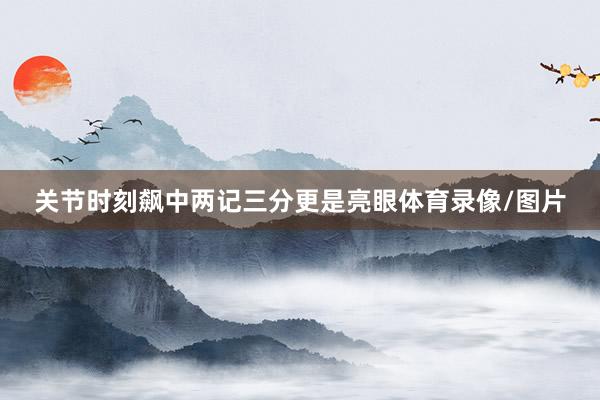 关节时刻飙中两记三分更是亮眼体育录像/图片