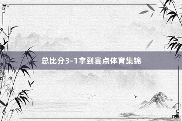 总比分3-1拿到赛点体育集锦